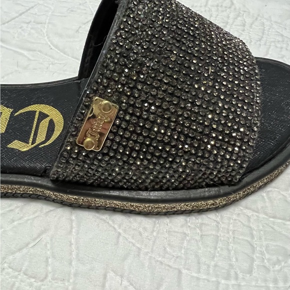 Juicy Culture slide on slippers with rhinestones 7 - Picture 4 of 4